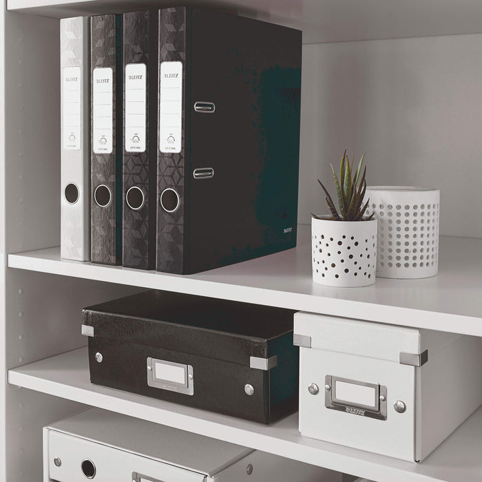 Leitz Lever Arch File 180 WOW A4 50mm Black (Pack 10) - 10060095