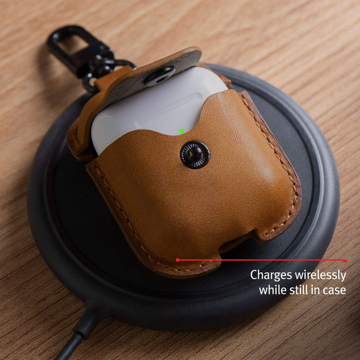 Twelve SouthCase 12-1803 Brown for Protecting Airpods