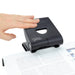 Rapesco Germ-Savvy Antibacterial 827-P 2-Hole Punch, 30 sheets, Black