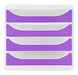 Exacompta Drawer Unit Plastic Purple