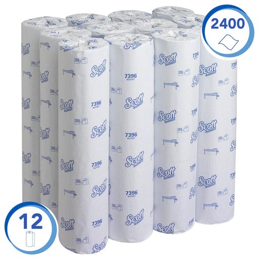 Scott Couch Covers 7396 1 Ply Blue 12 rolls of 200 Sheets