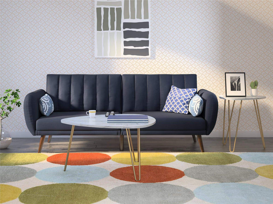 Novogratz Accent tables 7021891COMNUK White Marble 830.6 (W) x 835.7 (D) x 574 (H) mm