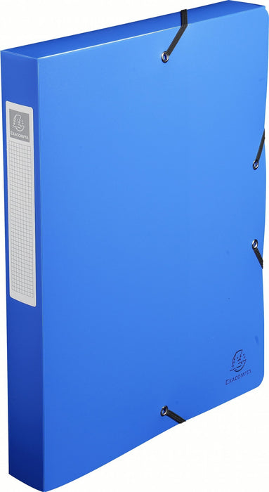 Exacompta Filing Box 5970E A4 Assorted Polypropylene 25 x 33 cm Pack of 8