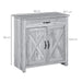 HOMCOM Sideboard Grey 397 x 800 mm