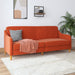 DOREL HOME 3 Seat Sofa ORANGE LINEN Linen 1,955.80 (W) x 825.50 (D) x 838.20 (H) mm