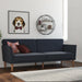 Novogratz 3 Seat Sofa BLUE LINEN Linen 2,044.70 (W) x 825.50 (D) x 850.90 (H) mm