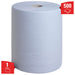 WYPALL Wiping Paper Roll Blue 2-ply 7301 500 Sheets