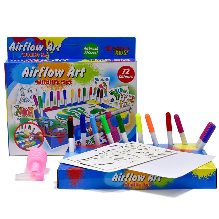 Airflow Art - Wildlife Set Air Flow Pens Playset