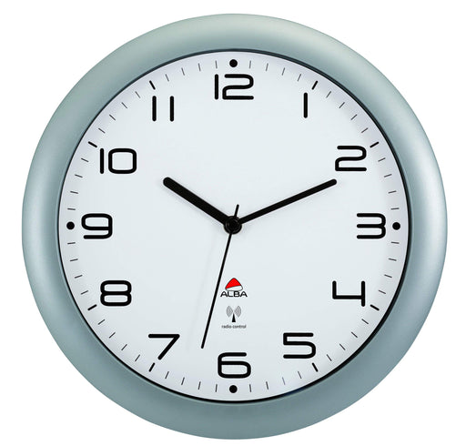 Alba Analog Wall Clock HORNEWRC M 30 x 5.5cm Silver Grey
