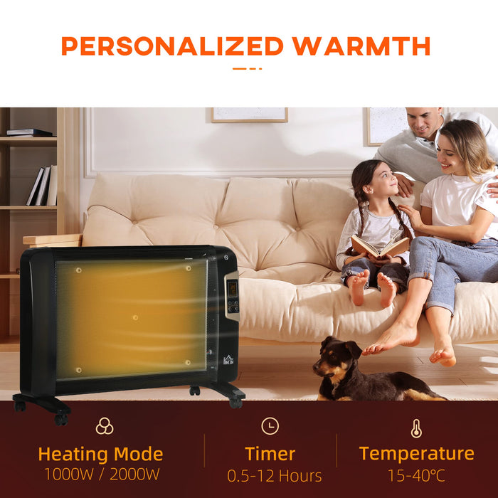 HOMCOM Heater 820-302V70BK 27 (W) x 79 (D) x 54 (H) cm