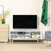 Homcom TV Stand White 395 x 445 mm