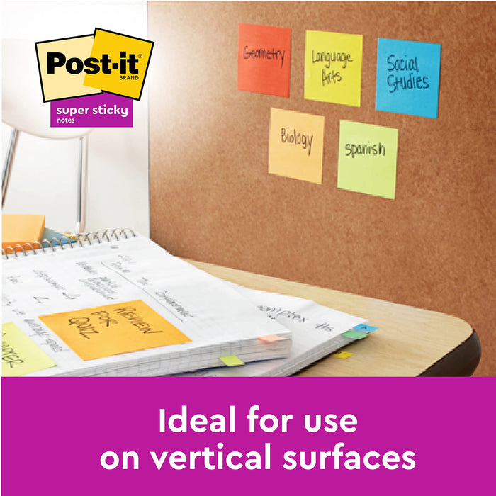 Post-it Sticky Notes Oasis 101 x 101 mm Assorted 90 Sheets Pack of 3