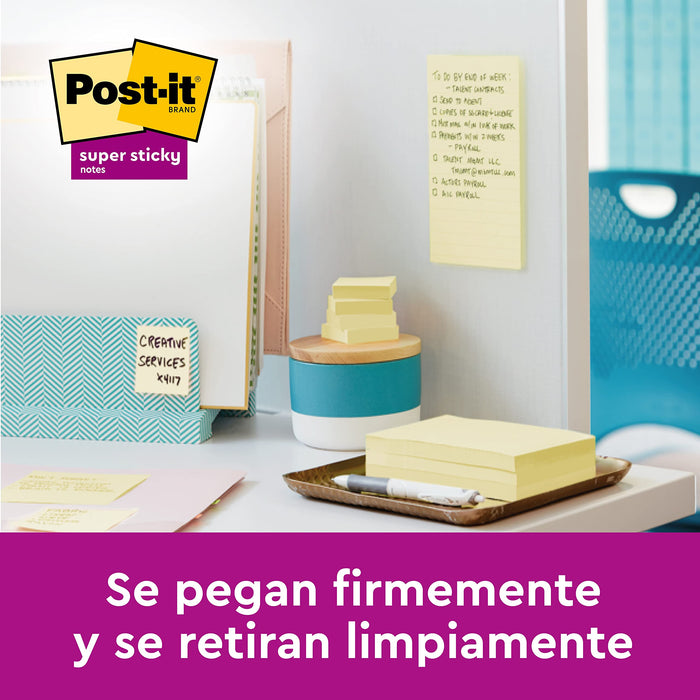 Post-It S/Stick 47.6X47.6 C/Ylw Pk12