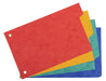 Exacompta Forever Young Dividers Special format Assorted Multicolour 4 Part Mottled Pressboard 2 Holes 604E Pack of 10