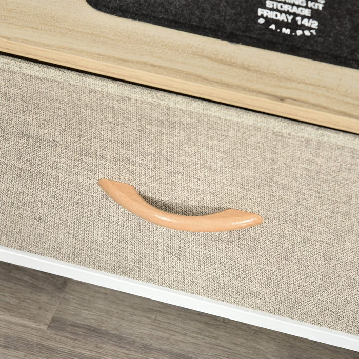 Homcom TV Stand Maple Wood-Effect 290 x 560 mm