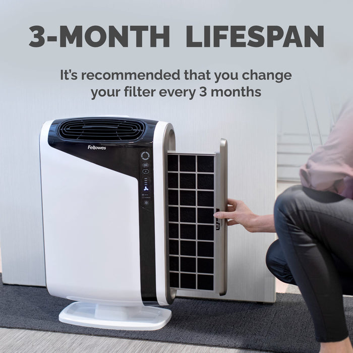 Fellowes Carbon Filter for AreaMax DX95 Fellowes Air Purifier 31.6 x 0.48 x 40.97 cm Pack of 4