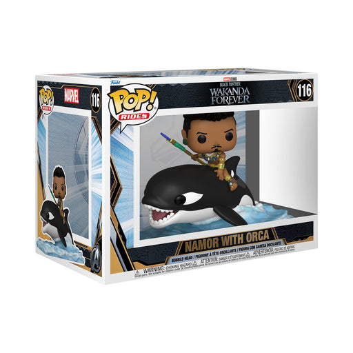 POP! Ride Super Deluxe: Marvel: Black Panther Wakanda Forever - Namor with Orca - 116 /66721