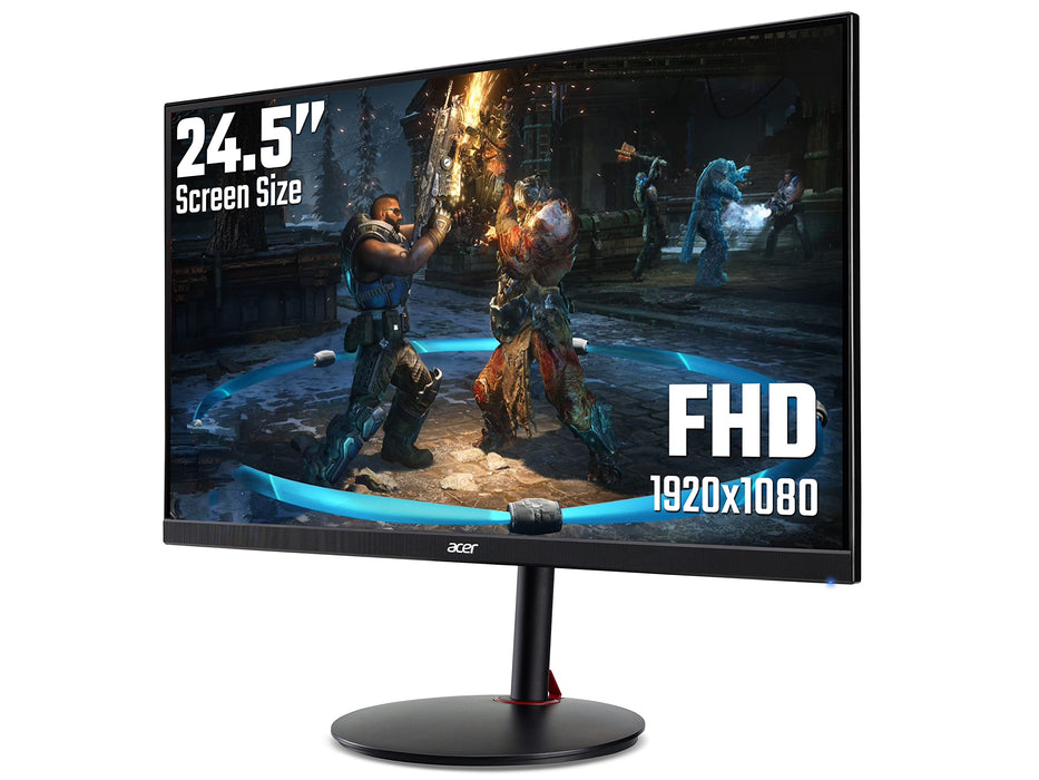 Acer NITRO XV2 24.5 Inch 1920 x 1080 Pixels Full HD ZeroFrame IPS Panel DisplayPort HDMI Gaming Monitor