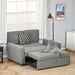 HOMCOM Sofa Bed Grey 870 x 890 mm