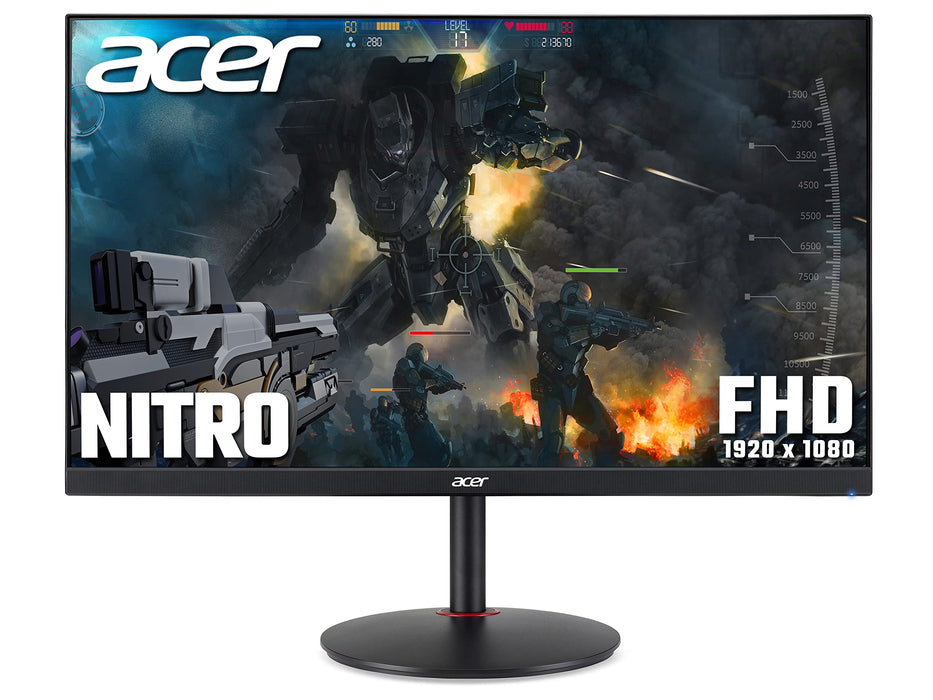 Acer NITRO XV2 24.5 Inch 1920 x 1080 Pixels Full HD ZeroFrame IPS Panel DisplayPort HDMI Gaming Monitor