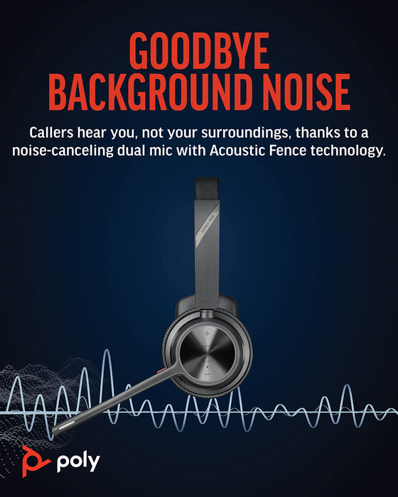 Poly 4310 UC Wireless Bluetooth Single-Ear USB-A Headset