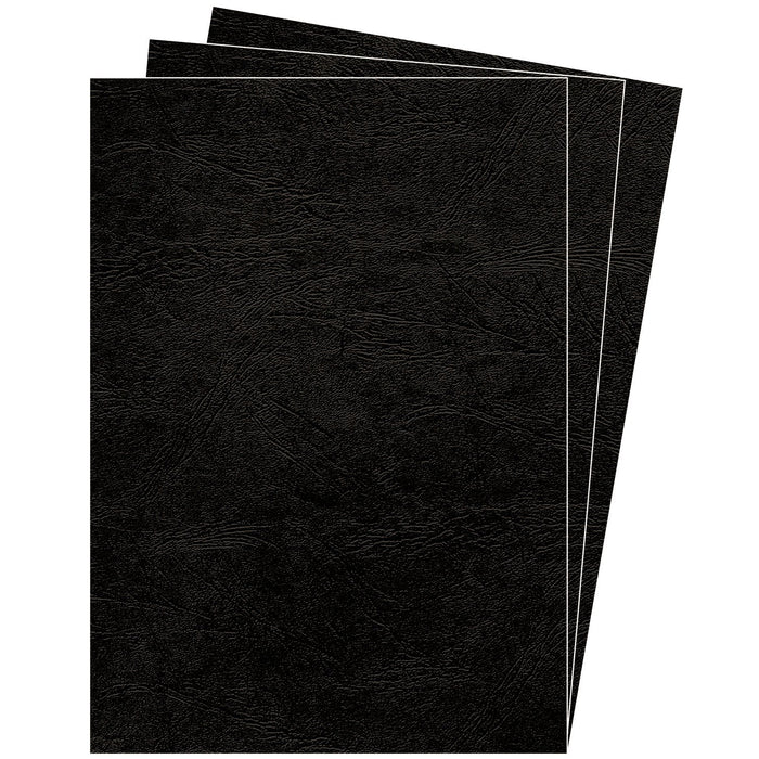 Fellowes Binding Cover Paper Black Pack of 100