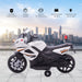 HOMCOM Kids 6V Electric Pedal Motorcycle Ride-On Toy White