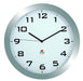 Alba Analog Wall Clock HORISSIMO M 38 x 5.5cm Silver Grey