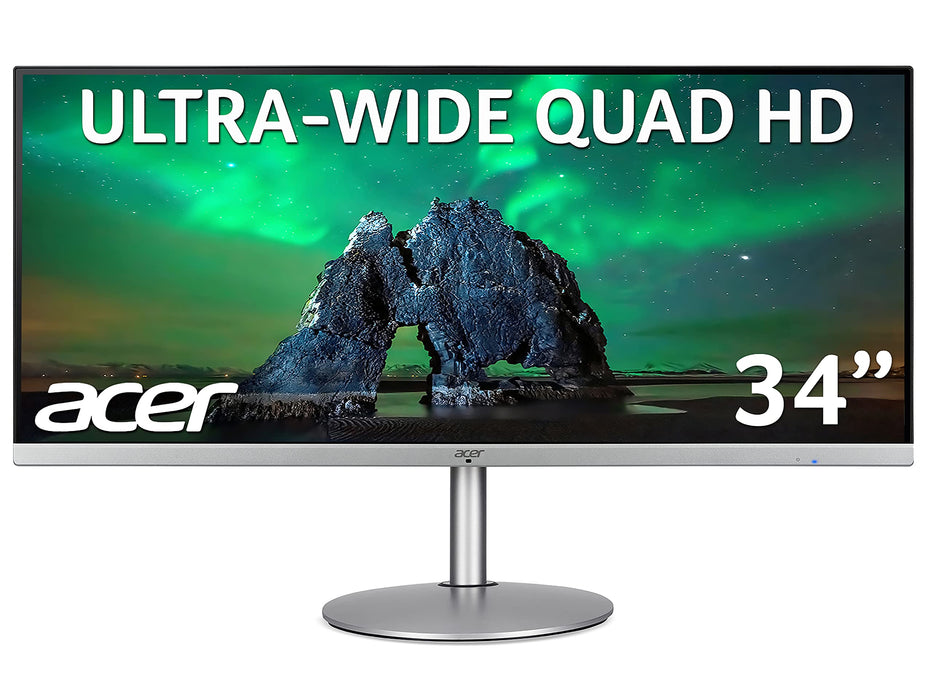 Acer CB342CKs 34 Inch 3440 x 1440 Pixels UltraWide Quad HD IPS Panel FreeSync HDMI DisplayPort USB Monitor