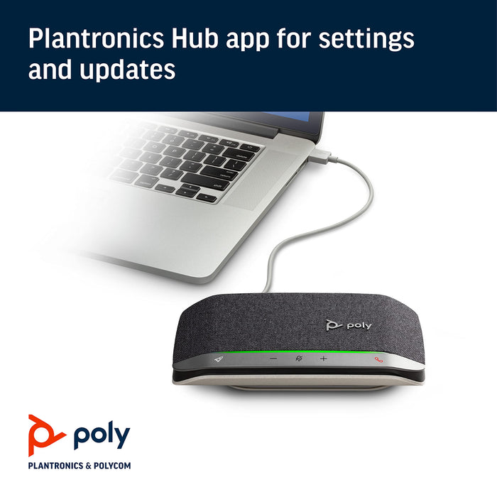 POLY Sync 20+M Microsoft Teams Certified USB-A Bluetooth Speakerphone