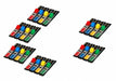 Post-it Index Flags Mini Assorted Plain Not perforated Special format Pack of 6