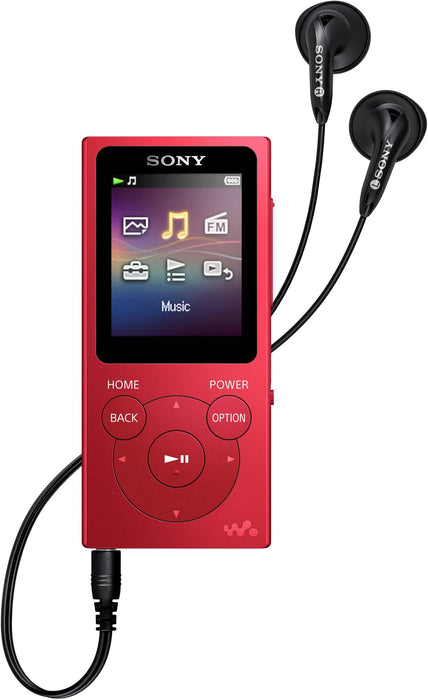 Sony Walkman NW-E394 8GB MP3 Player Red
