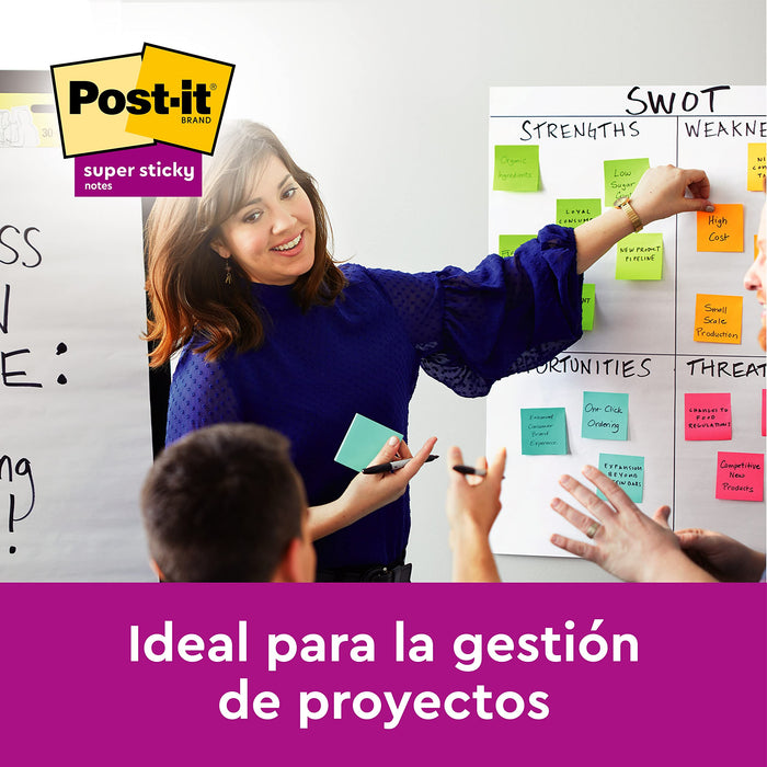 Post-It S/Sticky 76X76 90S Asst Pk12