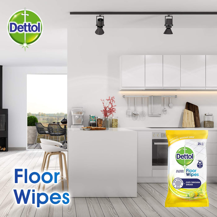 Dettol Floor Wipes Bio Citrus Pk10