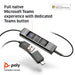 Poly EncorePro 525 Microsoft Teams Certified USB-A Stereo Headset