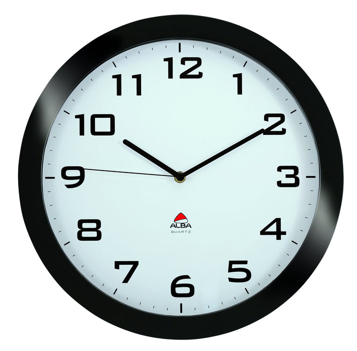 Alba Analog Wall Clock HORISSIMO N 38 x 5.5cm Black