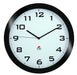 Alba Analog Wall Clock HORISSIMO N 38 x 5.5cm Black