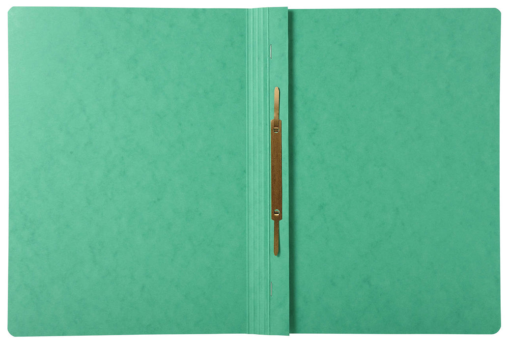 Exacompta Iderama Flat Bar Folder 380815B Glossy coated card 24 (W) x 32 (H) cm Green 2 Packs of 5