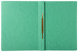 Exacompta Iderama Flat Bar Folder 380815B Glossy coated card 24 (W) x 32 (H) cm Green 2 Packs of 5