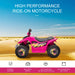 HOMCOM Electric Ride on Car 6V for 3-5 Years Old Pink