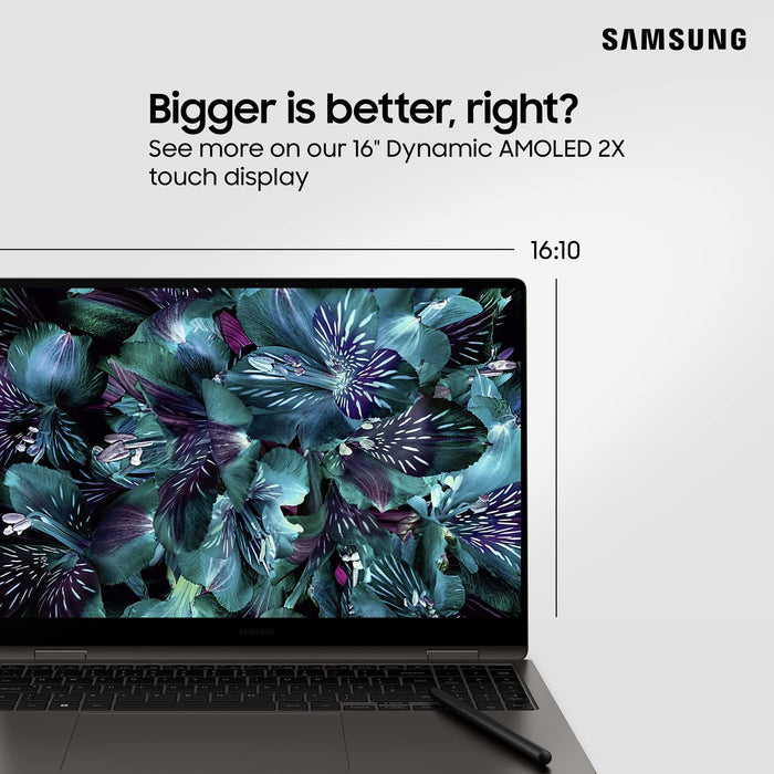 Samsung Galaxy Book 3 Pro 16 Inch Touchscreen Intel Core i5-1340P 8GB RAM 256GB SSD Intel Iris Xe Graphics Windows 11 Home Notebook