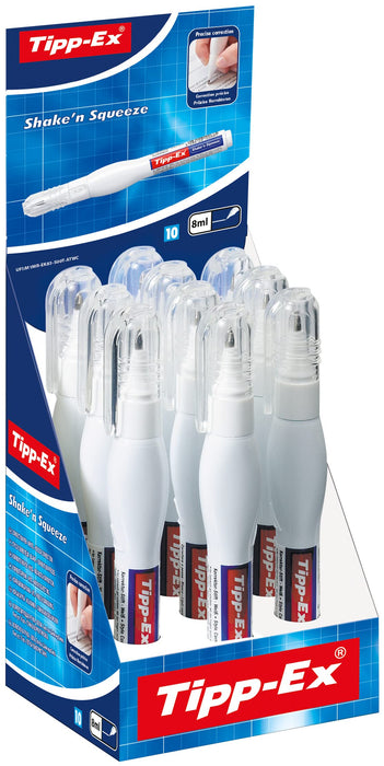 Tipp-Ex Correction Pen Shake 'n Squeeze White 8 ml