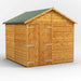 Power Garden Shed 88PAWDD Golden Brown 8x8