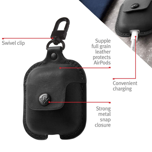 Twelve SouthCase 12-1802 Black for Protecting Airpods