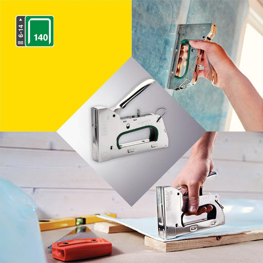 Rapid PRO Staple Gun R34 20511550 Full Strip Silver 140/6 - 140/14 Metal