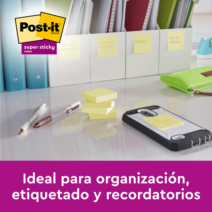Post-It S/Stick 47.6X47.6 C/Ylw Pk12