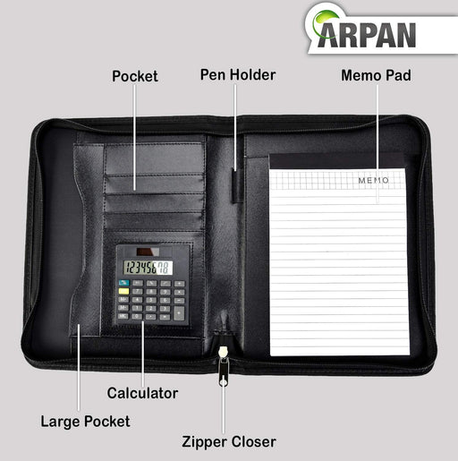 ARPAN Conference Folder CL-9583 21 x 27.2 x 2 cm Black