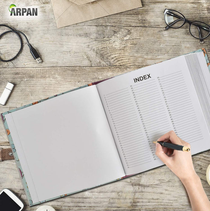 ARPAN Photo Album AL-2272-X2 200 6X4'' Pictures Teal Blue Pack of 2