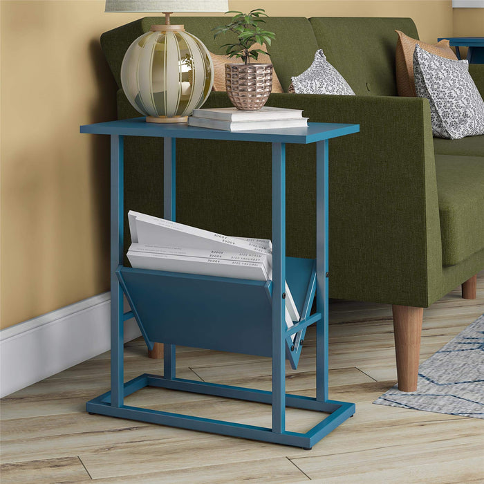 Novogratz Accent tables 6563906COMNUK Blue Oak 499.9 (W) x 279 (D) x 596.9 (H) mm