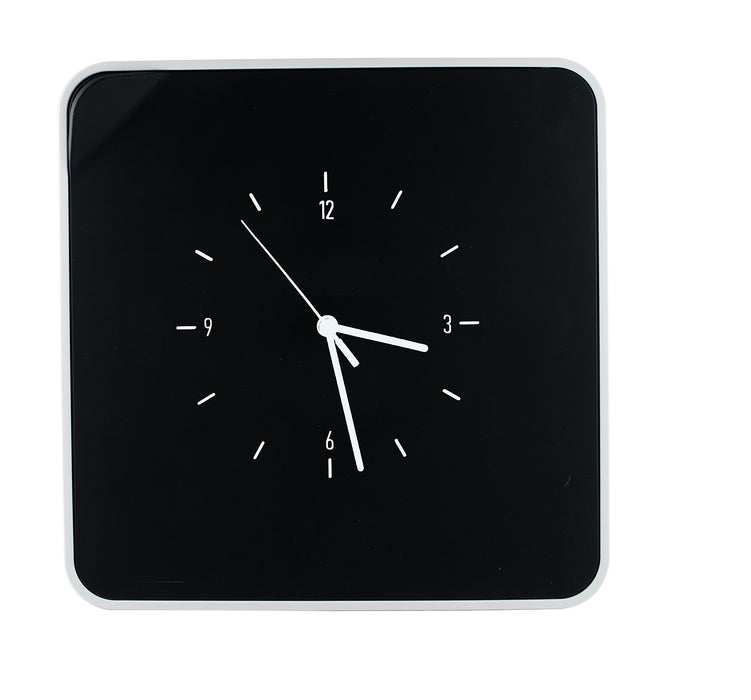 Paperflow Analog Key Holder with Wall Clock Multibox 32 x 6cm Black